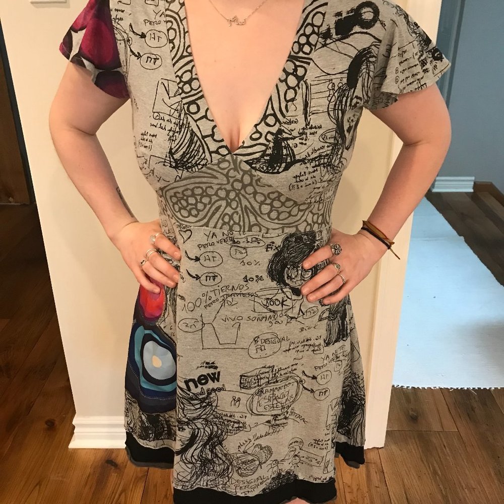 Desigual shortsleeve light-weight dress
